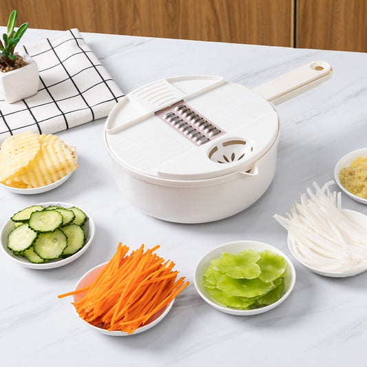 Multifunctional Vegetable Slicer & Shredder – Stainless Steel Blade