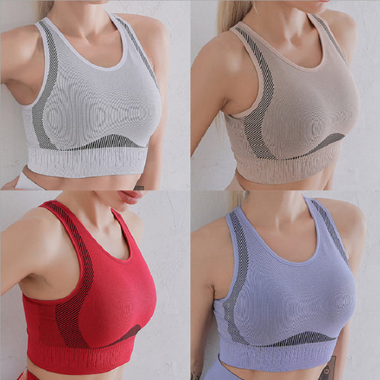Women's Shockproof Sports Bra | Full Cup Yoga & Fitness Bra