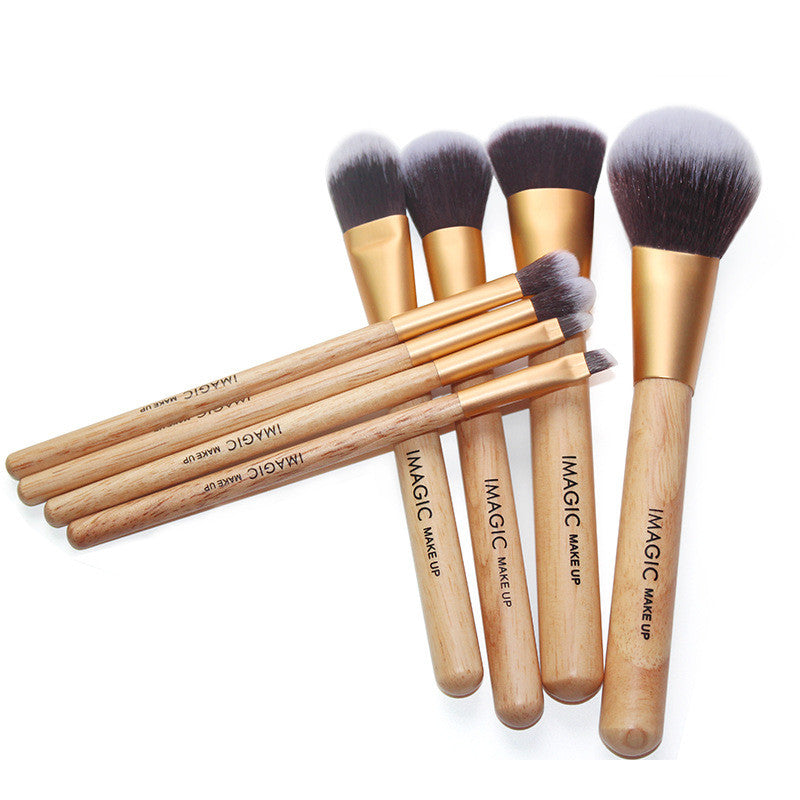 8-Piece Makeup Brush Set – Soft Fibre Bristles, Multi-Purpose
