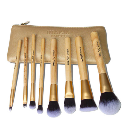 8-Piece Makeup Brush Set – Soft Fibre Bristles, Multi-Purpose