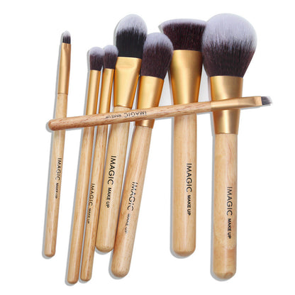 8-Piece Makeup Brush Set – Soft Fibre Bristles, Multi-Purpose
