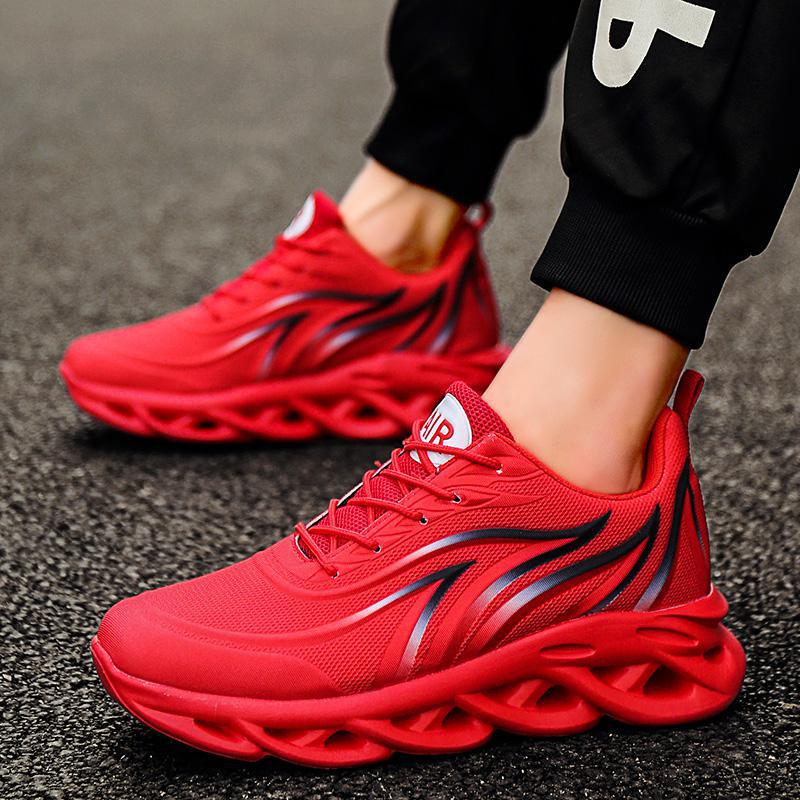 Men's Korean-Style Outdoor Casual Shoes – Breathable Mesh Rubber Sole Trainers
