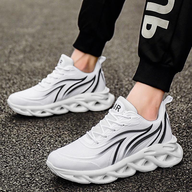 Men's Korean-Style Outdoor Casual Shoes – Breathable Mesh Rubber Sole Trainers