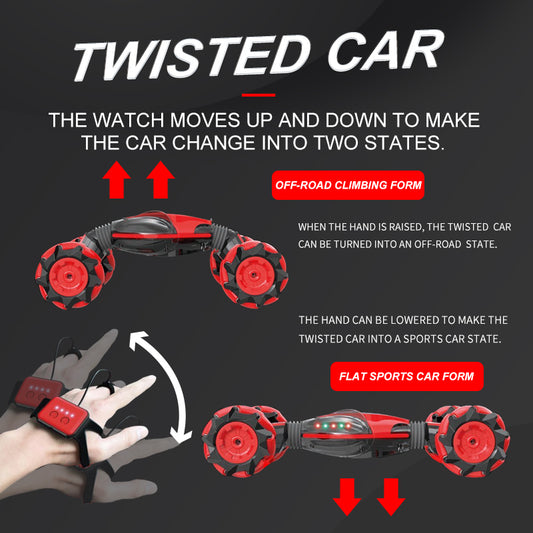 GW124 RC Twist Stunt Car – 4WD Dual Motor Gesture Control