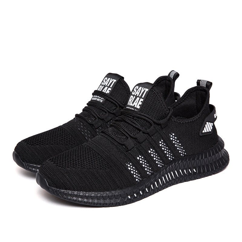Men's Chunky Casual Trainers – Breathable Thick Sole Sports Shoes