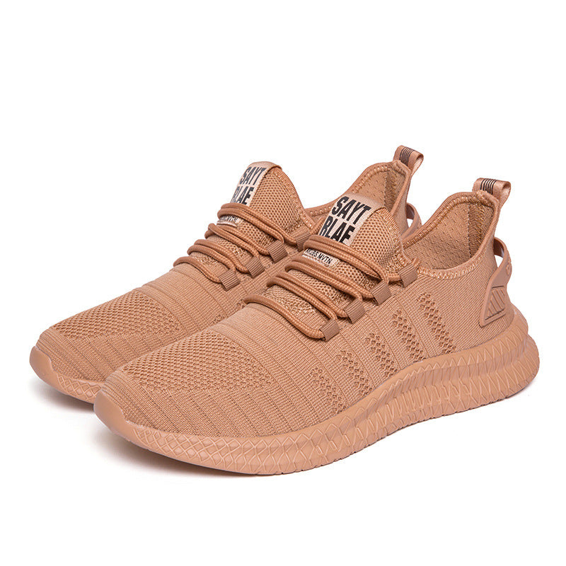 Men's Chunky Casual Trainers – Breathable Thick Sole Sports Shoes
