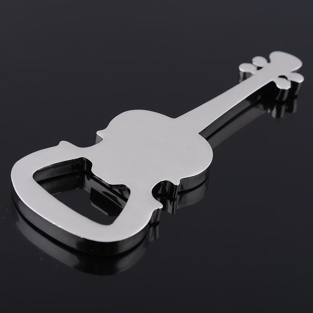 Guitar Bottle Opener Keychain | Zinc Alloy Novelty Gift
