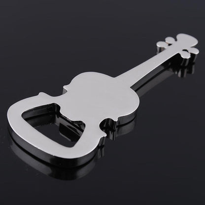 Guitar Bottle Opener Keychain | Zinc Alloy Novelty Gift
