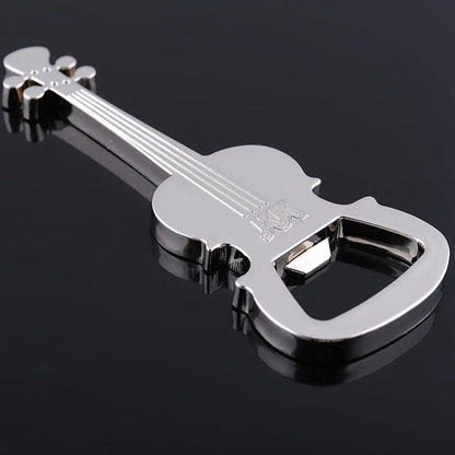 Guitar Bottle Opener Keychain | Zinc Alloy Novelty Gift