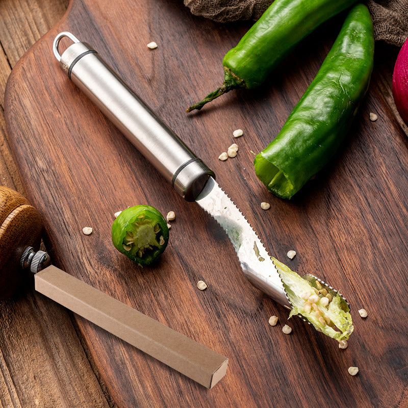Stainless Steel Pepper Corer & Seed Remover | 1, 2, 4 or 6 Pack