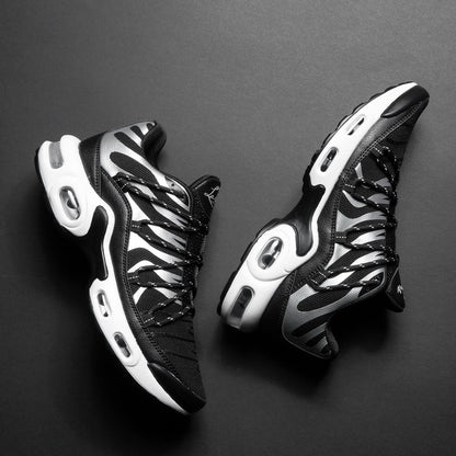 Men's Air Cushion Running Trainers – Thick Sole Sports Shoes, 4 Colours