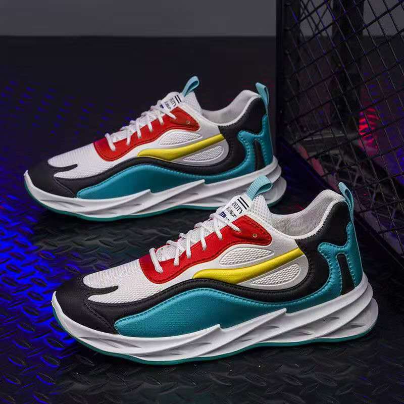Men's Blade-Style Casual Trainers – Mid-Cut EVA Sole Leisure Shoes