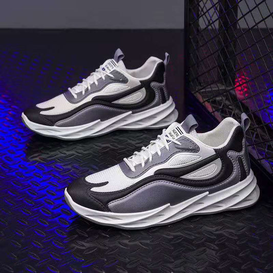 Men's Blade-Style Casual Trainers – Mid-Cut EVA Sole Leisure Shoes