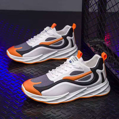 Men's Blade-Style Casual Trainers – Mid-Cut EVA Sole Leisure Shoes