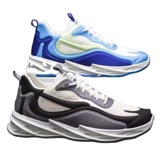 Men's Blade-Style Casual Trainers – Mid-Cut EVA Sole Leisure Shoes