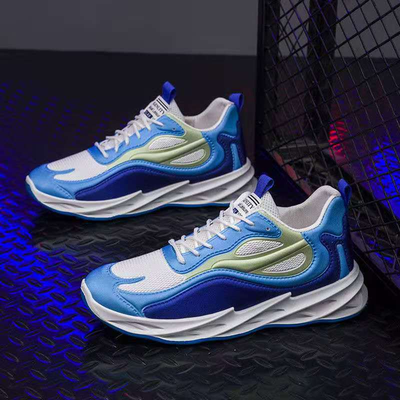 Men's Blade-Style Casual Trainers – Mid-Cut EVA Sole Leisure Shoes
