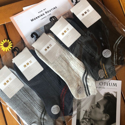 Men’s Japanese Diamond Print Boat Socks 10-Pair Pack 16 Colours