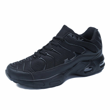 Men's Lightweight Mesh Leisure Sports Trainers – All-Season Lace-Up Shoes