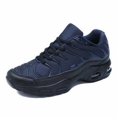 Men's Lightweight Mesh Leisure Sports Trainers – All-Season Lace-Up Shoes