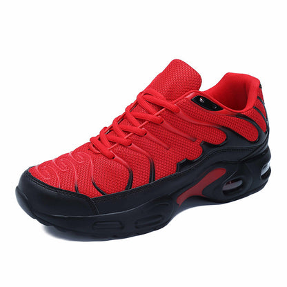 Men's Lightweight Mesh Leisure Sports Trainers – All-Season Lace-Up Shoes