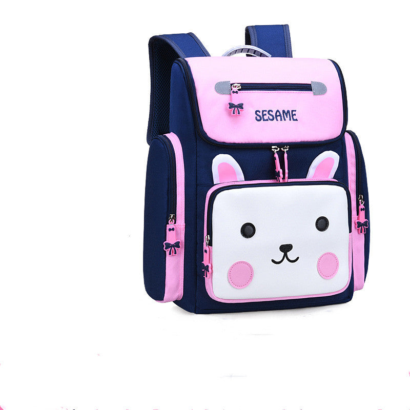 Kids' Cartoon Animal Waterproof School Backpack – S & L