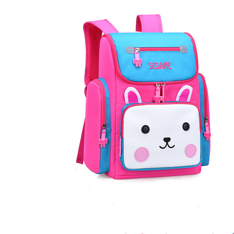 Kids' Cartoon Animal Waterproof School Backpack – S & L