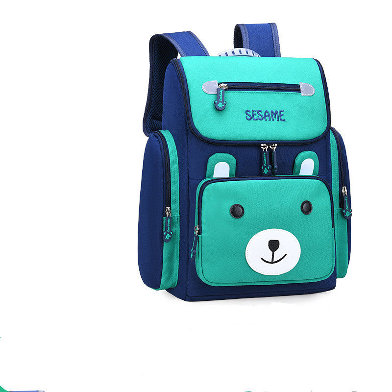 Kids' Cartoon Animal Waterproof School Backpack – S & L