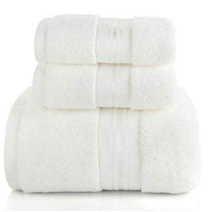 100% Cotton Towel Set – Bath Towel & Hand Towel Bundle (3-Piece)