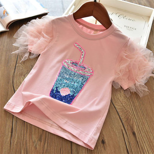 Kids Cotton Cartoon Short Sleeve T-Shirt – 15 Designs