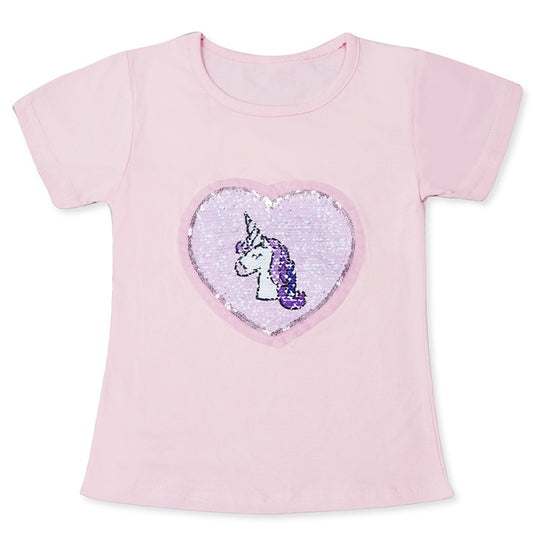 Kids Cotton Cartoon Short Sleeve T-Shirt – 15 Designs