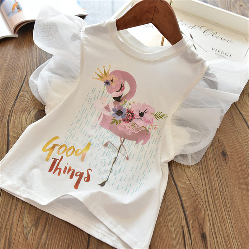 Kids Cotton Cartoon Short Sleeve T-Shirt – 15 Designs