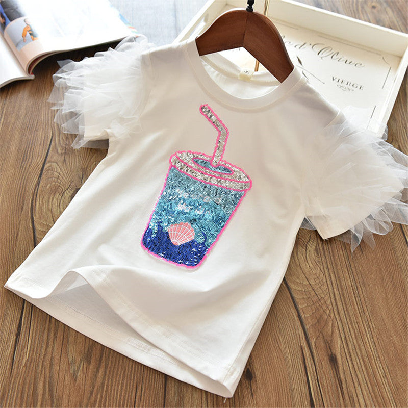 Kids Cotton Cartoon Short Sleeve T-Shirt – 15 Designs