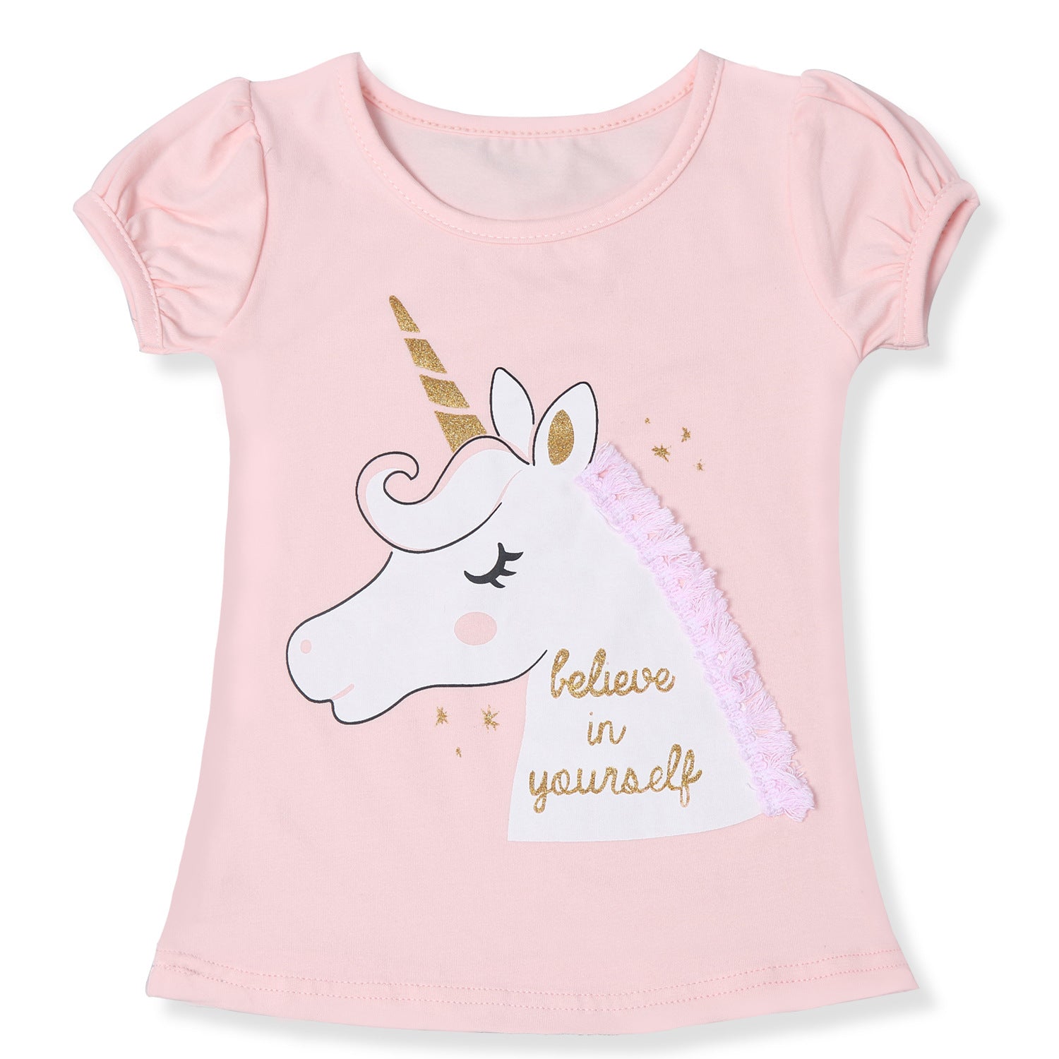 Kids Cotton Cartoon Short Sleeve T-Shirt – 15 Designs