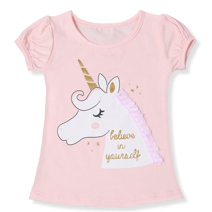 Kids Cotton Cartoon Short Sleeve T-Shirt – 15 Designs
