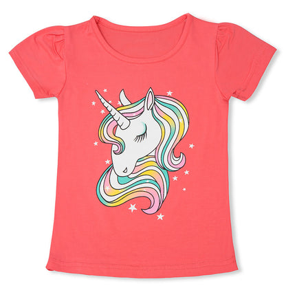 Kids Cotton Cartoon Short Sleeve T-Shirt – 15 Designs