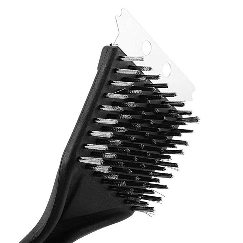 Steel Wire BBQ Grill Cleaning Brush – Brush & Shovel Combo Outdoor & Home Barbecue 1, 2 or 3 Pack