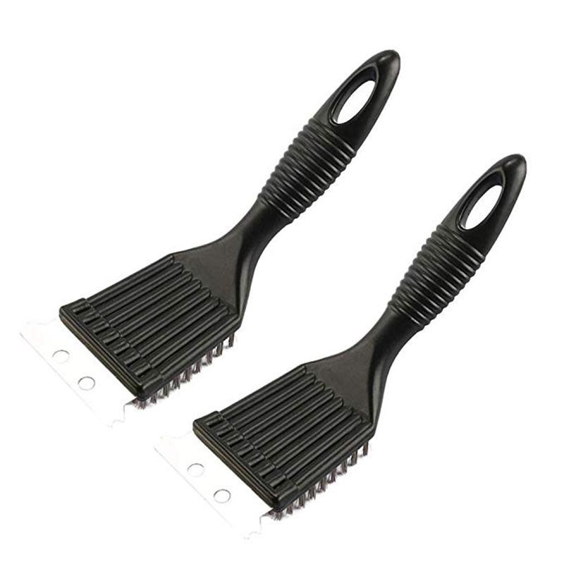 Steel Wire BBQ Grill Cleaning Brush – Brush & Shovel Combo Outdoor & Home Barbecue 1, 2 or 3 Pack
