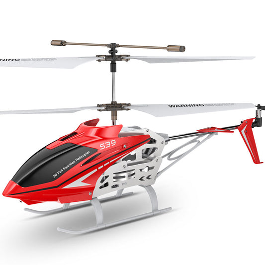 3-Channel Alloy RC Helicopter - Indoor LED Remote Control