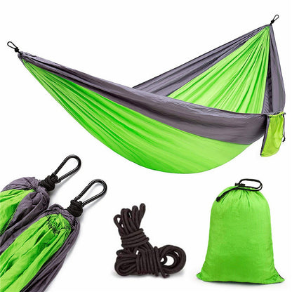 210T Parachute Nylon Camping Hammock – 270×140cm Lightweight Portable Hammock 30+ Colours