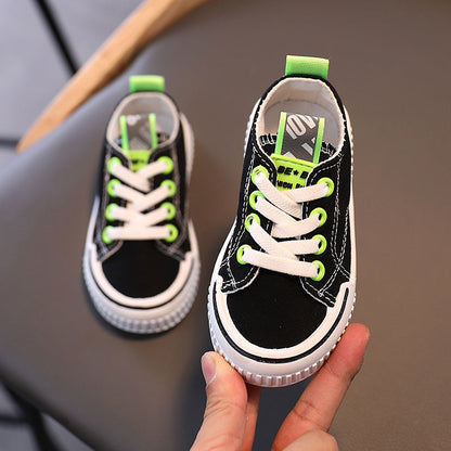 Children's Canvas Trainers – Non-Slip, EU 21–32