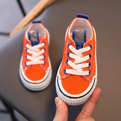 Children's Canvas Trainers – Non-Slip, EU 21–32
