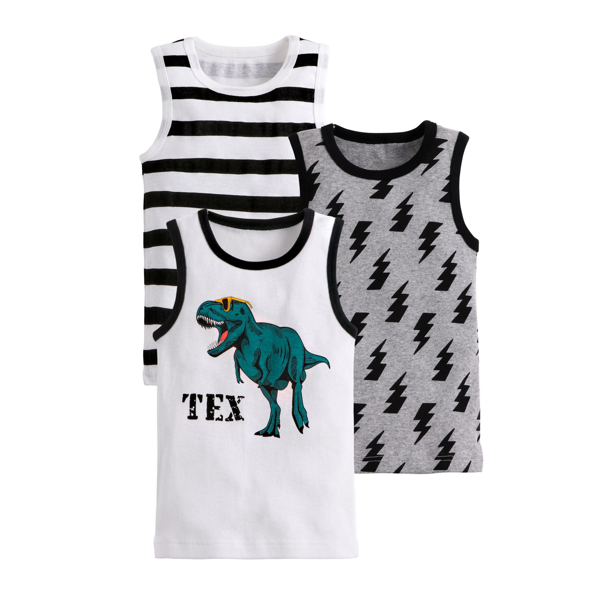 Children's Cartoon Print Knitted Vest | 100% Cotton, Unisex