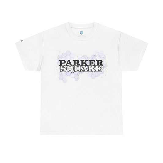 Parker Square T‑Shirt — Retro Campus Logo Tee