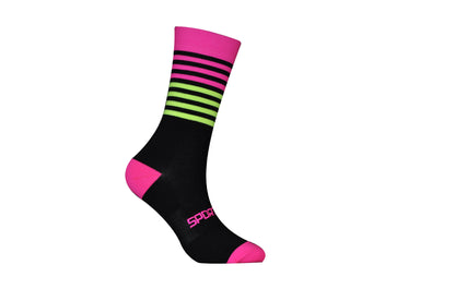 Unisex Colour-Block Sports Tube Socks – Cycling Running Marathon