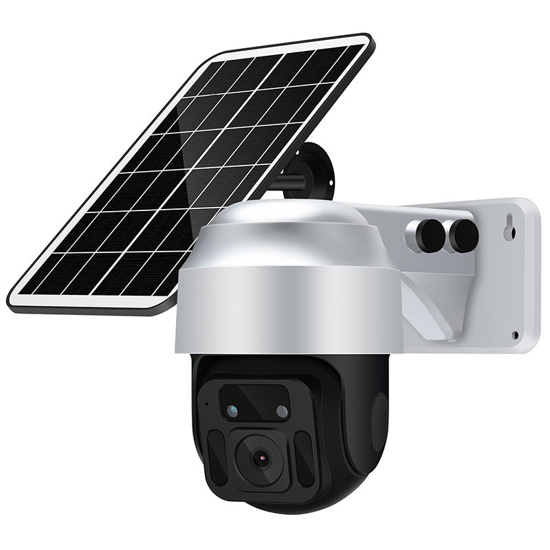 Solar Powered Outdoor WiFi / 4G Dome Security Camera 1080P