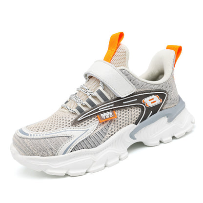 Children's Mesh Grid Running Trainers | Lightweight Breathable Kids Shoes EU 28-39