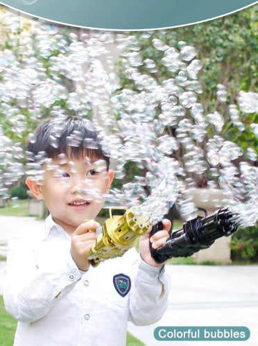 Electric Bubble Blower Gun Toy for Kids