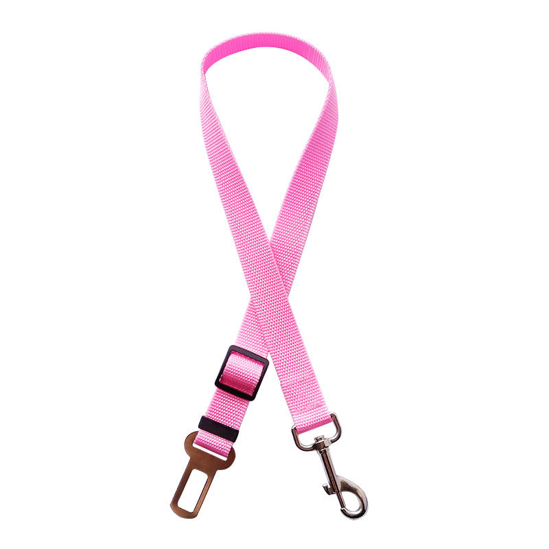 Adjustable Pet Car Seat Belt Clip | Nylon Safety Harness Lead Dogs & Cats