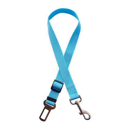 Adjustable Pet Car Seat Belt Clip | Nylon Safety Harness Lead Dogs & Cats