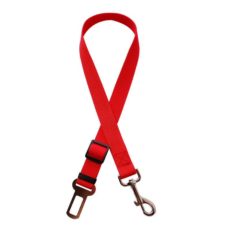 Adjustable Pet Car Seat Belt Clip | Nylon Safety Harness Lead Dogs & Cats